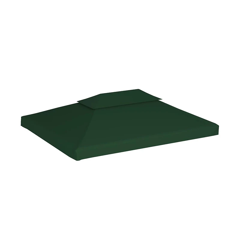 vidaXL Gazebo Cover Canopy Replacement 1 oz/ft² Green 9.8'x13.1'