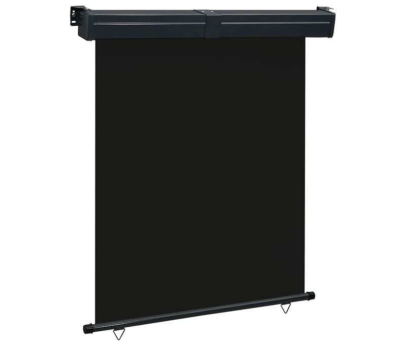 48424 Balcony Side Awning 57.1"x98.4" Black