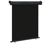 48424 Balcony Side Awning 57.1"x98.4" Black