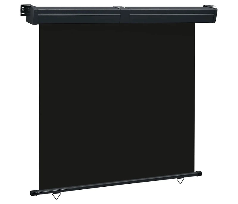 48436 Balcony Side Awning 68.9"x98.4" Black