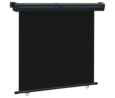 48436 Balcony Side Awning 68.9"x98.4" Black