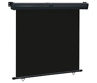 48436 Balcony Side Awning 68.9"x98.4" Black