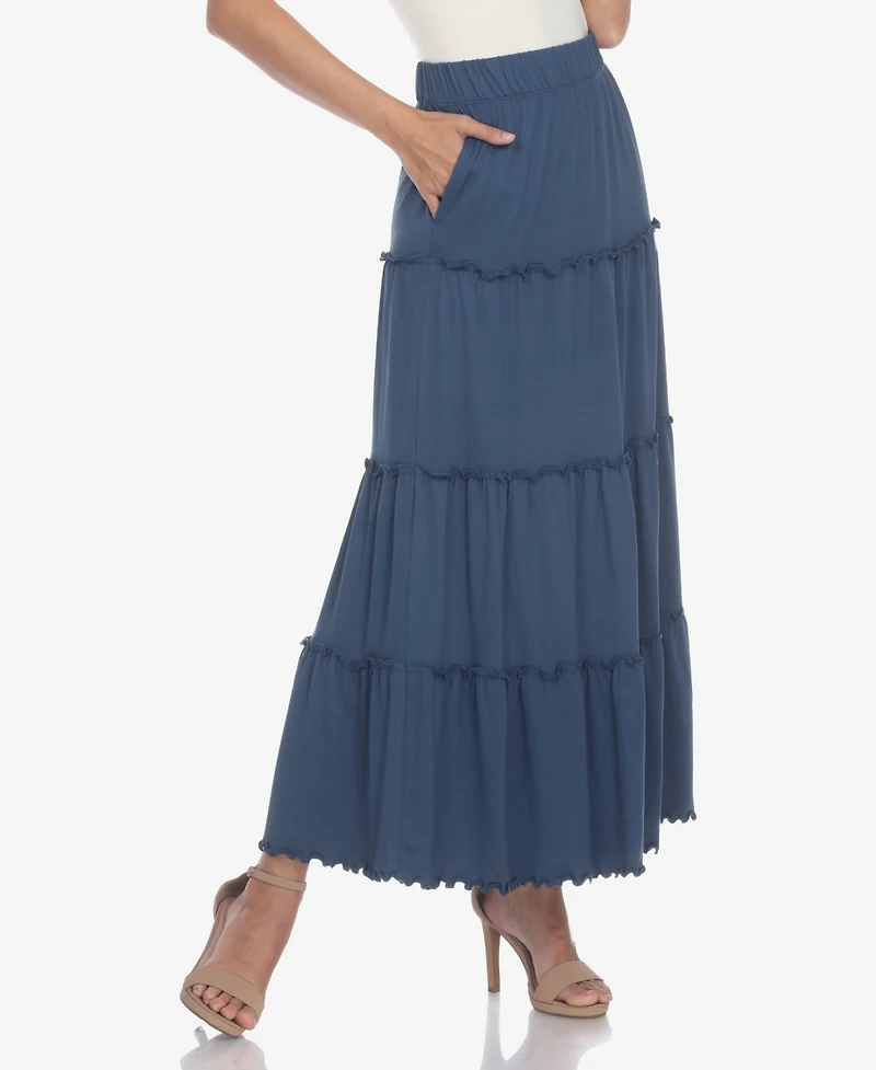 Women's Tiered Maxi Skirt