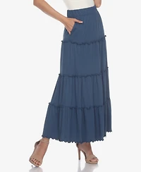 Women's Tiered Maxi Skirt