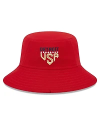 Men's New Era Red Detroit Tigers 2023 Fourth of July Bucket Hat