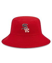 Men's New Era Red Chicago White Sox 2023 Fourth of July Bucket Hat