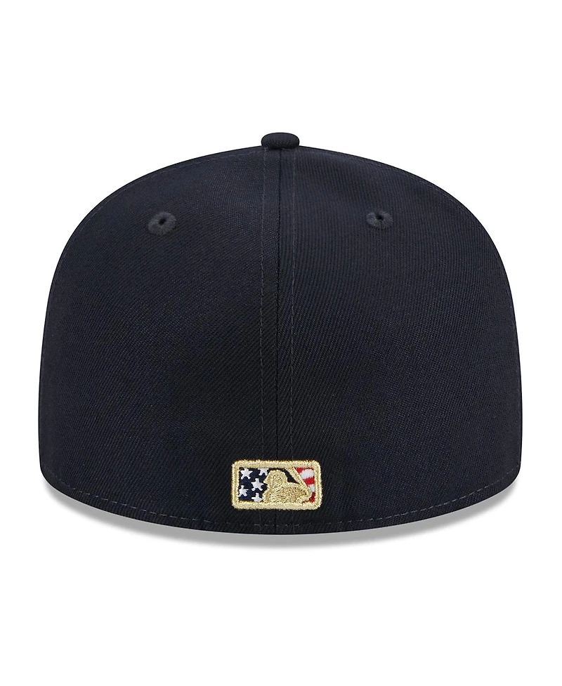Men's New Era Navy Los Angeles Dodgers 2023 Fourth of July 59FIFTY Fitted Hat