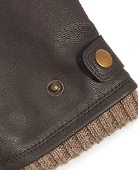 Club Room Men's Quilted Cashmere Gloves, Created for Macy's