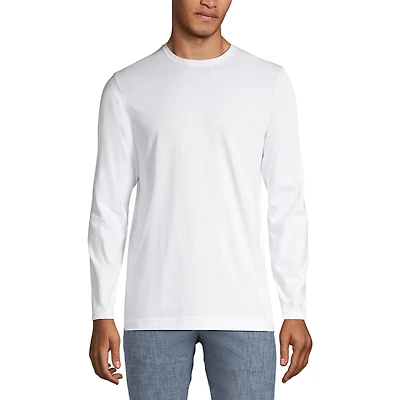 Lands' End Big & Tall Long Sleeve Cotton Supima Tee