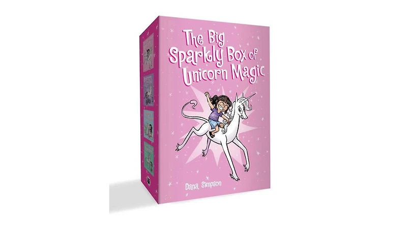 The Big Sparkly Box of Unicorn Magic- Phoebe and Her Unicorn Box Set Volume 1-4 by Dana Simpson
