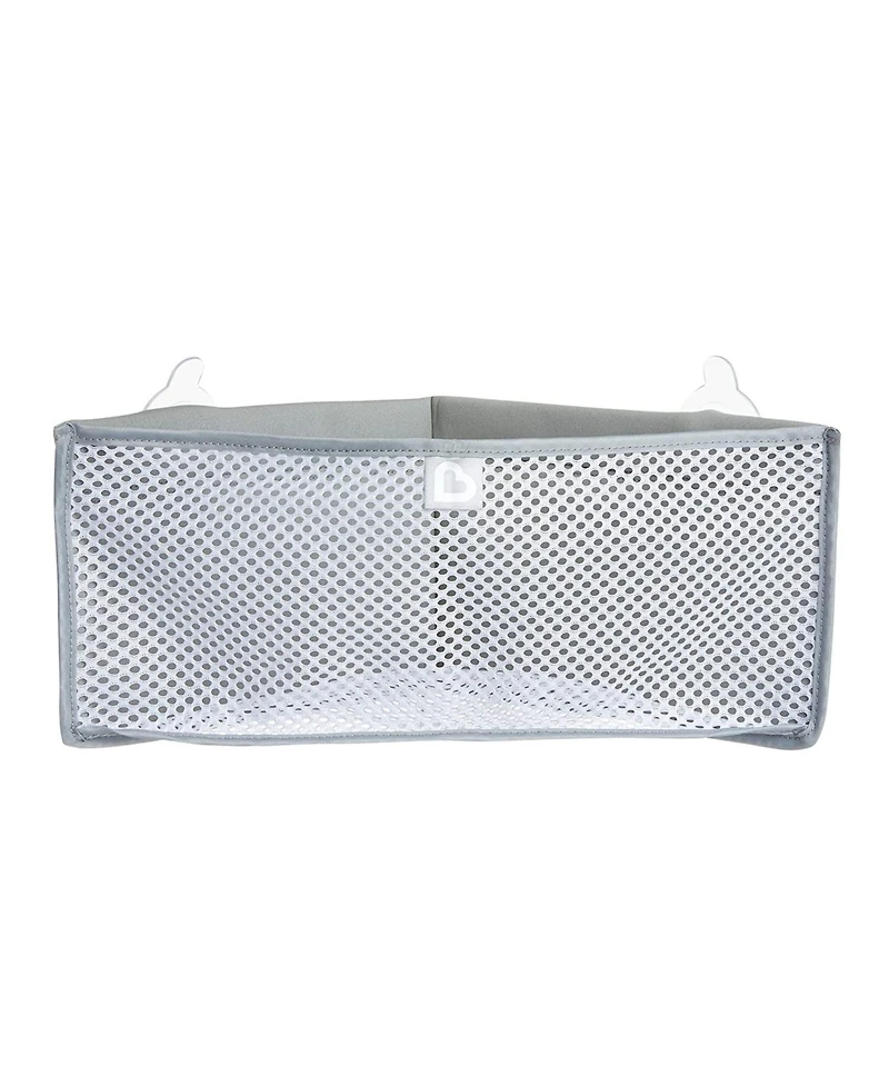 Munchkin Toddler High'n Dry Corner Bath Toy Organizer, Grey
