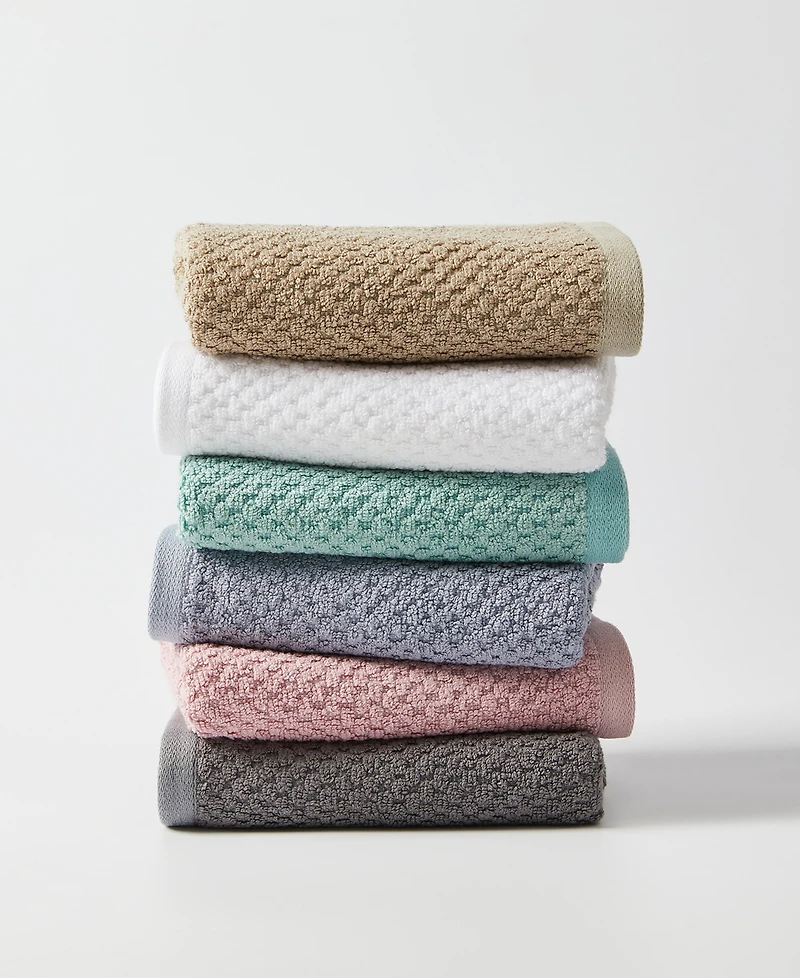 Blue Loom Lilly Cotton and Rayon from Bamboo 2 Piece Washcloth Set, 13" x