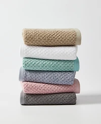 Blue Loom Lilly Cotton and Rayon from Bamboo 2 Piece Washcloth Set, 13" x