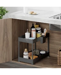 StorageBud Under Sink Bathroom & Kitchen Cabinet Organizer