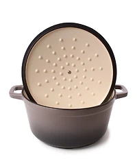 BergHOFF Neo 3pc Cast Iron Cookware Set, Fry Pan & Round Dutch Oven