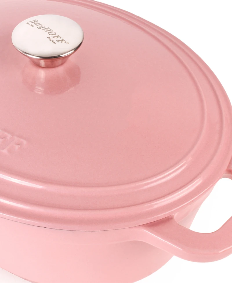 BergHOFF Neo 5pc Cast Iron Dutch Oven Set with 10" Fry Pan, 3qt. & 5qt.