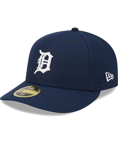 Men's New Era Navy Detroit Tigers Oceanside Low Profile 59FIFTY Fitted Hat