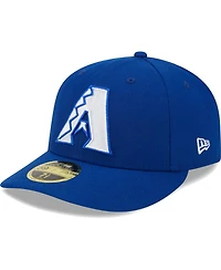 Men's New Era Royal Arizona Diamondbacks White Logo Low Profile 59FIFTY Fitted Hat