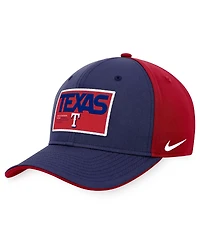 Men's Nike Royal, Red Texas Rangers Classic99 Colorblock Performance Snapback Hat