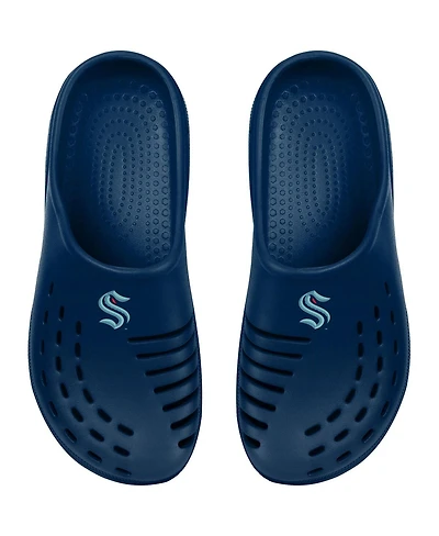 Youth Boys and Girls Foco Deep Sea Blue Seattle Kraken Sunny Day Clogs