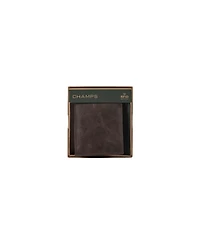 Champs Men's Leather Rfid Wallet in Gift Box