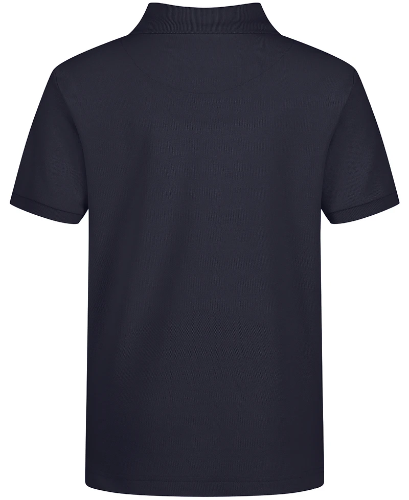 Nautica Husky Boys Uniform Stretch Double Pique Polo