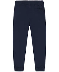 Nautica Little Boys Uniform Evan Tapered-Fit Stretch Joggers with Reinforced Knees