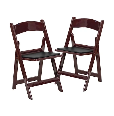 Folding Chair - Resin– 2 Pack 800Lb Weight Capacity Event Chair