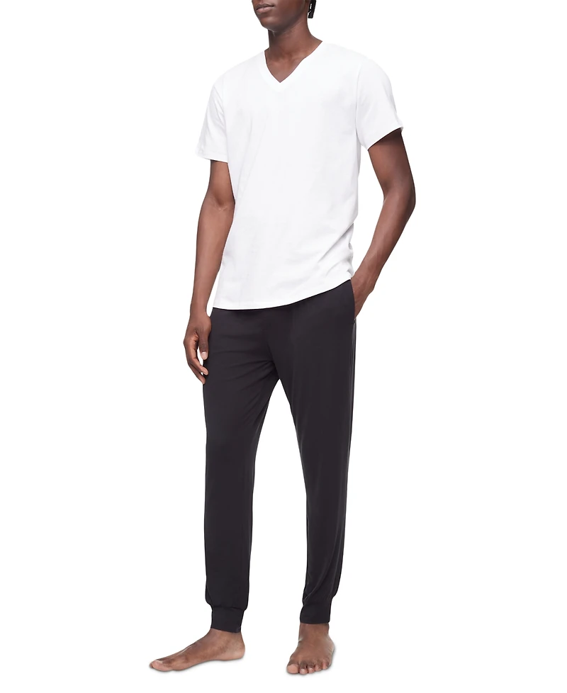 Calvin Klein Men's 5-Pack Cotton Classics V-Neck Undershirts, Created for Macy's