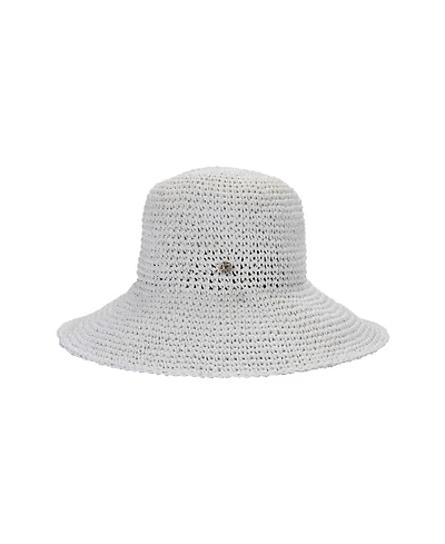 Kate spade new york Women's Solid Crochet Crushable Cloche