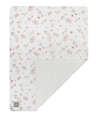 Living Textiles Baby Girls Jersey Sherpa Blanket