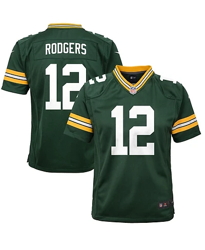 Big Boys and Girls Aaron Rodgers Bay Packers Alternate Game Player Jersey