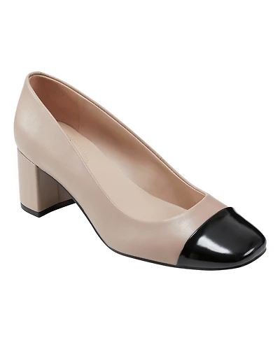 Bandolino Women's Candy Square Toe Block Heel Pumps