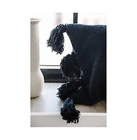 Sunday Citizen Braided Pom Decorative Pillow, 14" x 36"