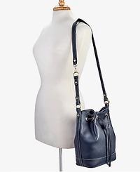 GiGi New York Cassie Leather Bucket Bag