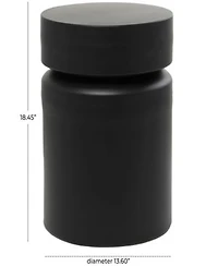 Rosemary Lane Metal Drum Accent Table Collection