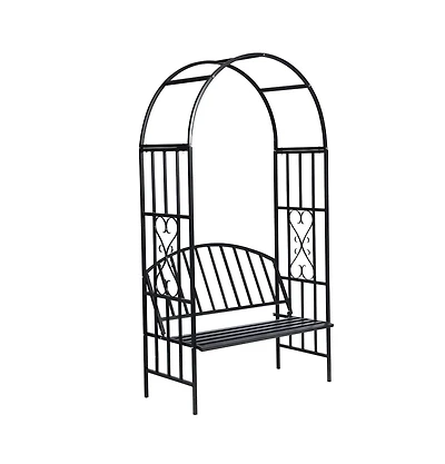 vidaXL Garden Rose Arch with Bench