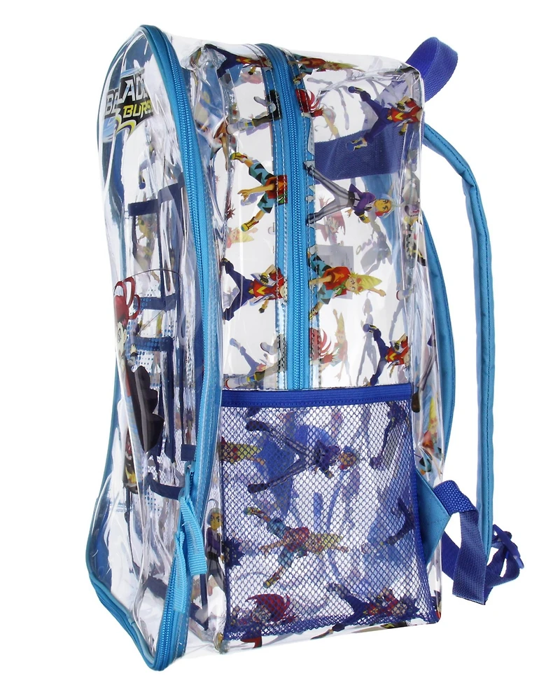 Beyblade Burst Backpack Heavy Duty Clear School Book Bag