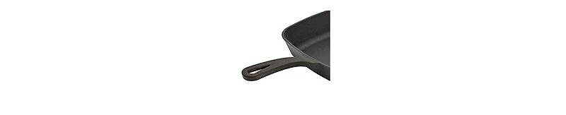 Smith and Clark Cast Iron 11" Open Square Fry pan with Assist Handle