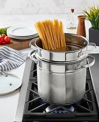Denmark Stainless Steel 3 Piece 6 Quart Multi-Cooker Set