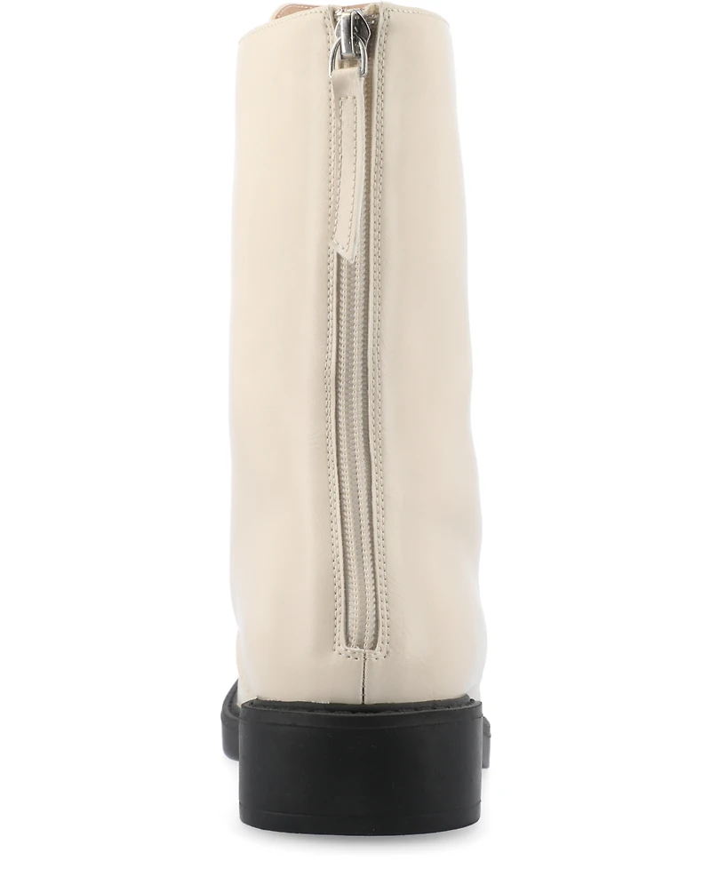 Journee Collection Women's Nikks Lace Up Combat Boots