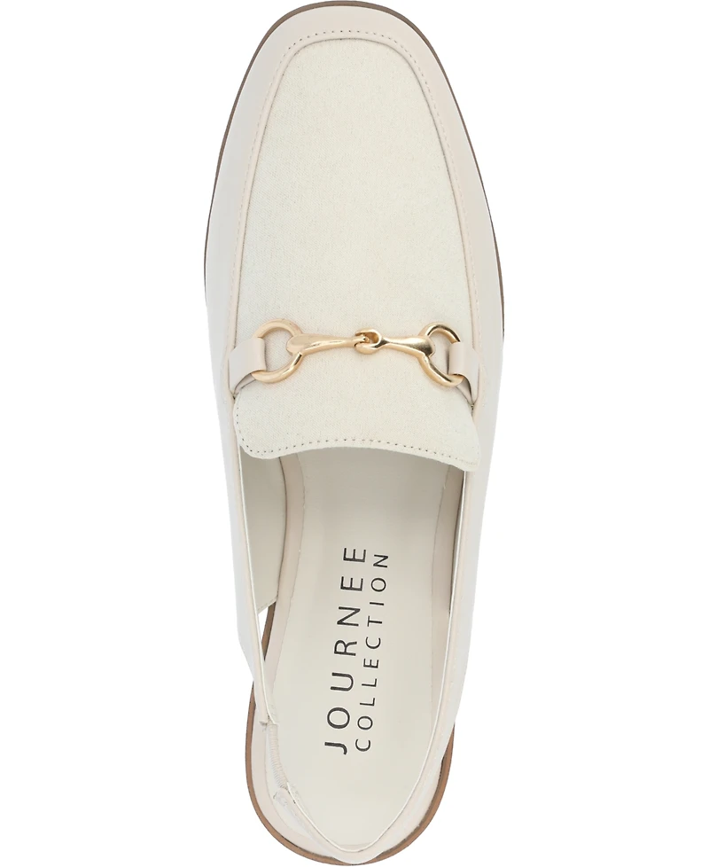 Journee Collection Women's Lainey Bit Sling Back Loafers