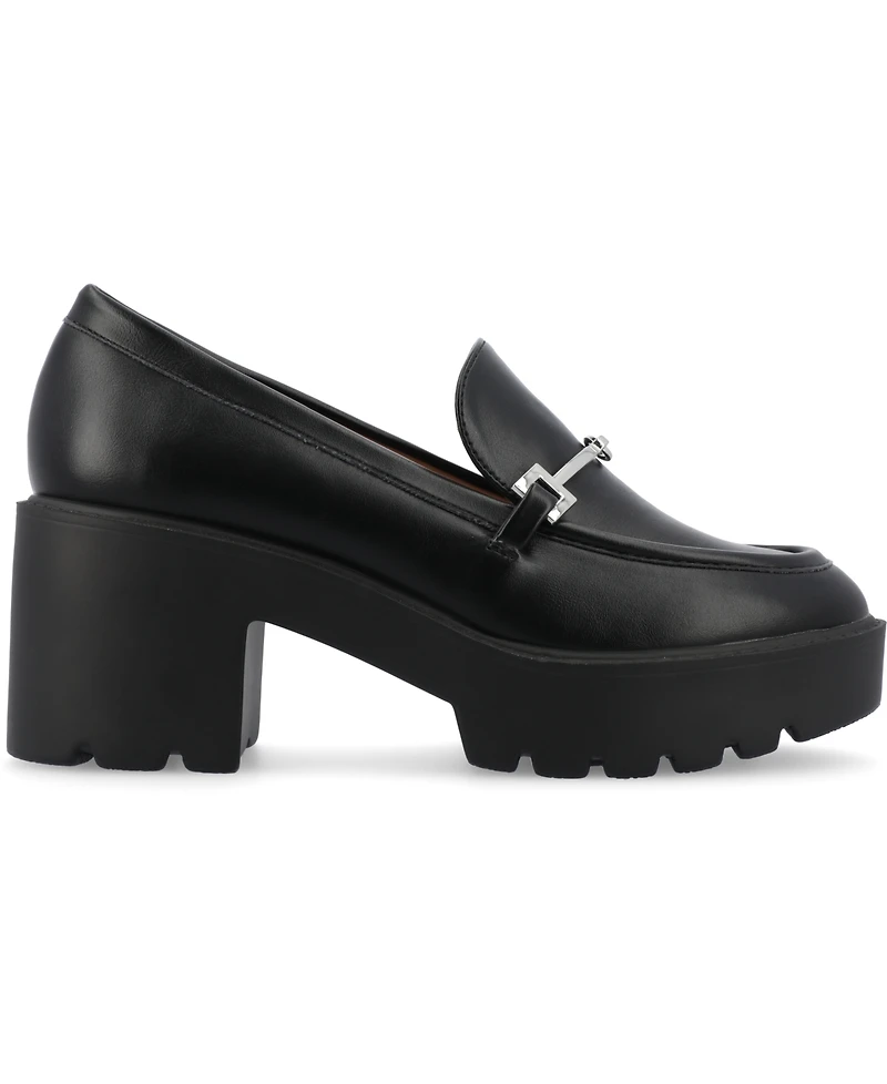 Journee Collection Women's Kezziah Platform Lug Loafer