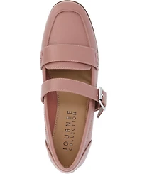 Journee Collection Women's Caspian Buckle Loafers