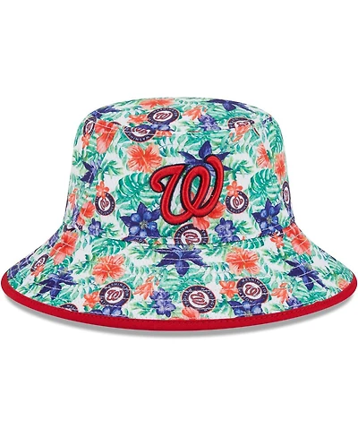 Men's New Era Washington Nationals Tropic Floral Bucket Hat