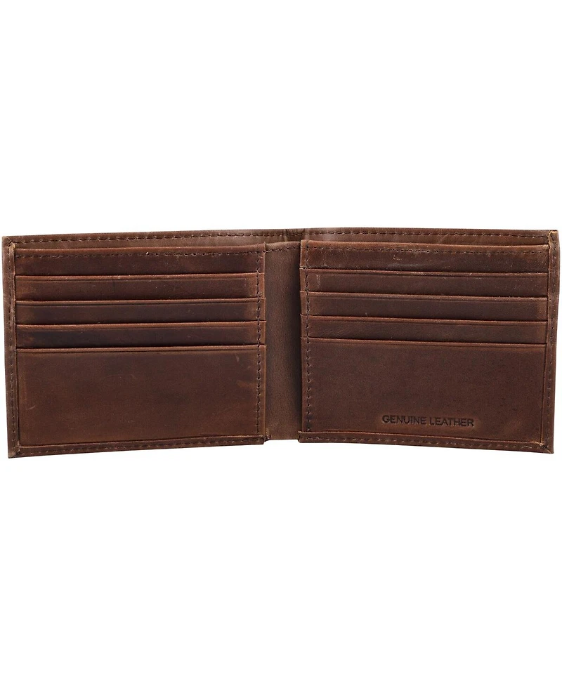 Men's Brown Indianapolis Colts Bifold Leather Wallet