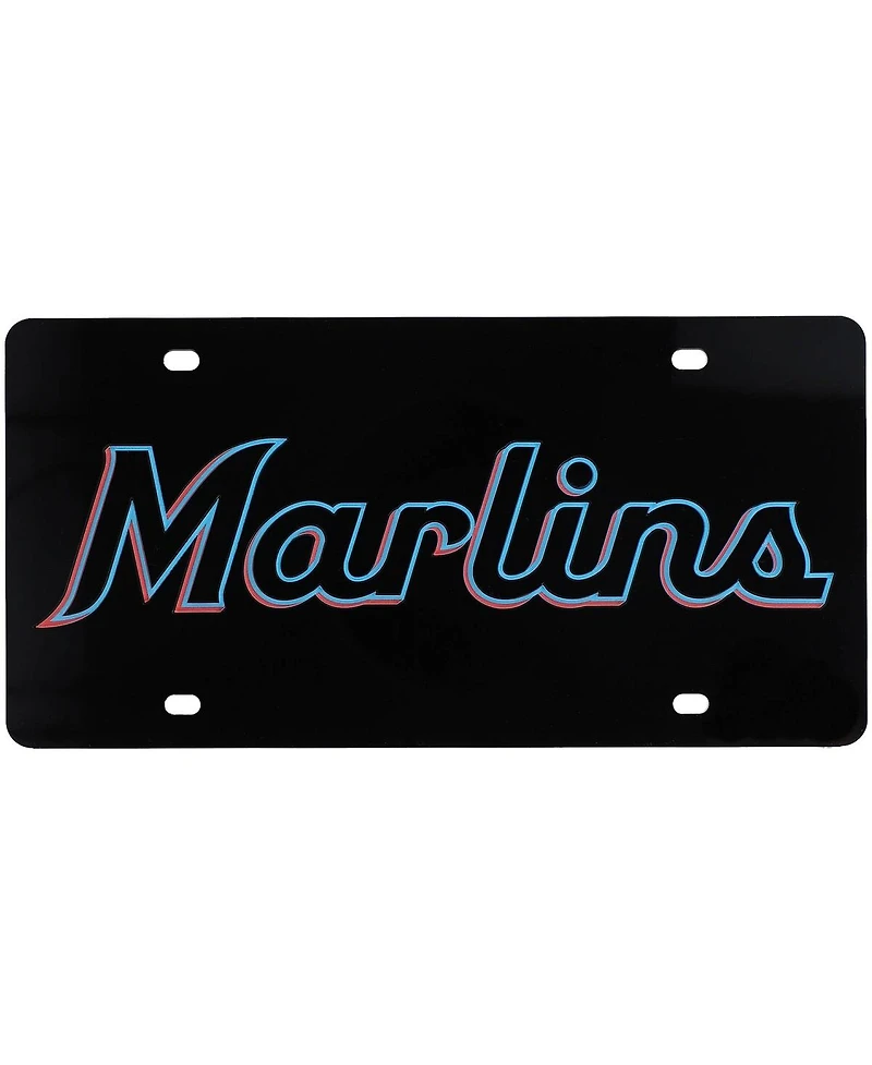 Wincraft Miami Marlins Crystal Mirror License Plate