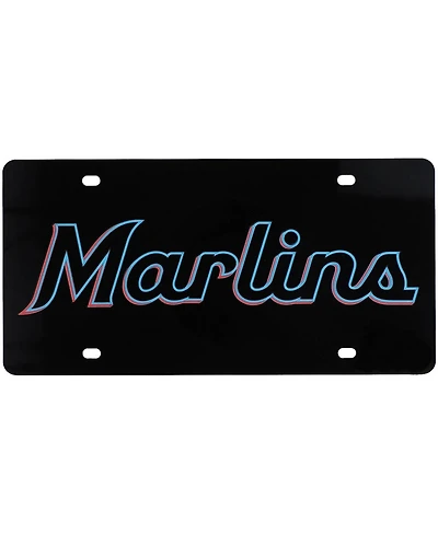 Wincraft Miami Marlins Crystal Mirror License Plate