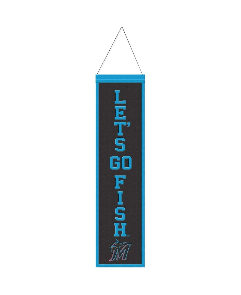 Wincraft Miami Marlins 8" x 32" Slogan Wool Banner