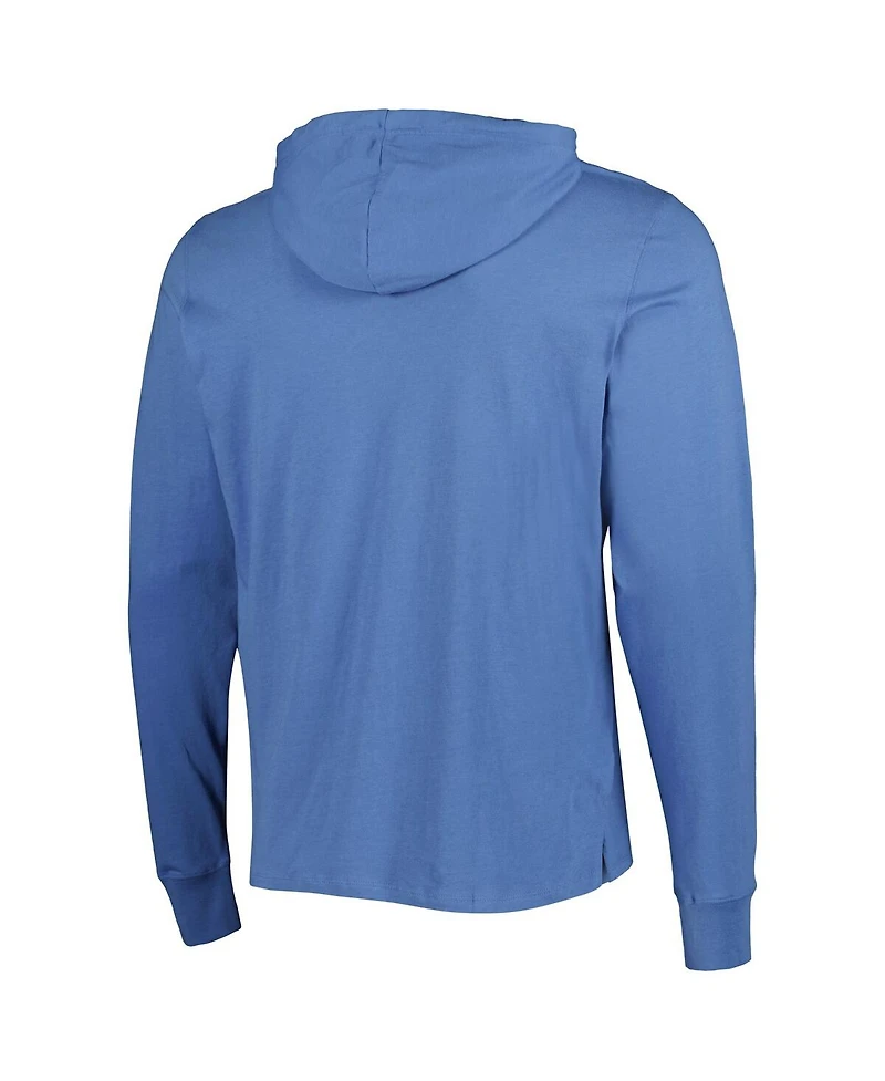 Men's '47 Brand Royal Buffalo Bills Field Franklin Hooded Long Sleeve T-shirt